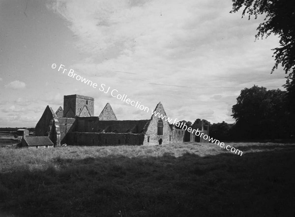 HOLY CROSS ABBEY  FROM NORTH WEST (WIDE ANGLE)